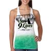  Next Level Ombre Burnout Racerback Tank Thumbnail