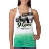  Next Level Ombre Burnout Racerback Tank Thumbnail