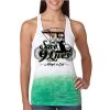 Next Level Ombre Burnout Racerback Tank Thumbnail