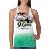  Next Level Ombre Burnout Racerback Tank Thumbnail