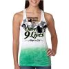  Next Level Ombre Burnout Racerback Tank Thumbnail