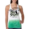  Next Level Ombre Burnout Racerback Tank Thumbnail
