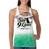  Next Level Ombre Burnout Racerback Tank Thumbnail