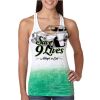  Next Level Ombre Burnout Racerback Tank Thumbnail