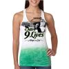  Next Level Ombre Burnout Racerback Tank Thumbnail