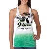  Next Level Ombre Burnout Racerback Tank Thumbnail