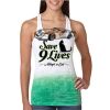  Next Level Ombre Burnout Racerback Tank Thumbnail