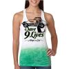  Next Level Ombre Burnout Racerback Tank Thumbnail