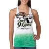  Next Level Ombre Burnout Racerback Tank Thumbnail