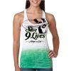  Next Level Ombre Burnout Racerback Tank Thumbnail