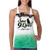  Next Level Ombre Burnout Racerback Tank Thumbnail