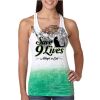  Next Level Ombre Burnout Racerback Tank Thumbnail
