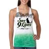  Next Level Ombre Burnout Racerback Tank Thumbnail