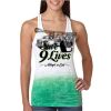 Next Level Ombre Burnout Racerback Tank Thumbnail
