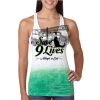  Next Level Ombre Burnout Racerback Tank Thumbnail