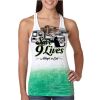  Next Level Ombre Burnout Racerback Tank Thumbnail