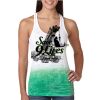  Next Level Ombre Burnout Racerback Tank Thumbnail