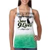  Next Level Ombre Burnout Racerback Tank Thumbnail