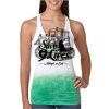  Next Level Ombre Burnout Racerback Tank Thumbnail