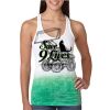  Next Level Ombre Burnout Racerback Tank Thumbnail
