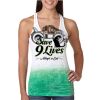  Next Level Ombre Burnout Racerback Tank Thumbnail