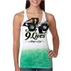  Next Level Ombre Burnout Racerback Tank Thumbnail