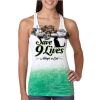  Next Level Ombre Burnout Racerback Tank Thumbnail