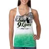  Next Level Ombre Burnout Racerback Tank Thumbnail