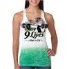  Next Level Ombre Burnout Racerback Tank Thumbnail