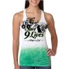  Next Level Ombre Burnout Racerback Tank Thumbnail