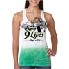  Next Level Ombre Burnout Racerback Tank Thumbnail