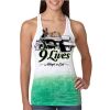  Next Level Ombre Burnout Racerback Tank Thumbnail