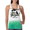  Next Level Ombre Burnout Racerback Tank Thumbnail