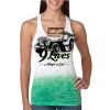  Next Level Ombre Burnout Racerback Tank Thumbnail