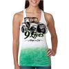  Next Level Ombre Burnout Racerback Tank Thumbnail
