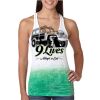  Next Level Ombre Burnout Racerback Tank Thumbnail