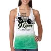  Next Level Ombre Burnout Racerback Tank Thumbnail