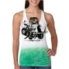  Next Level Ombre Burnout Racerback Tank Thumbnail