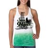  Next Level Ombre Burnout Racerback Tank Thumbnail