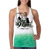  Next Level Ombre Burnout Racerback Tank Thumbnail