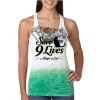  Next Level Ombre Burnout Racerback Tank Thumbnail