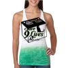  Next Level Ombre Burnout Racerback Tank Thumbnail