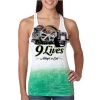  Next Level Ombre Burnout Racerback Tank Thumbnail
