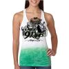  Next Level Ombre Burnout Racerback Tank Thumbnail