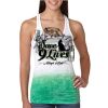  Next Level Ombre Burnout Racerback Tank Thumbnail