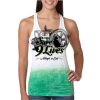  Next Level Ombre Burnout Racerback Tank Thumbnail