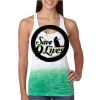  Next Level Ombre Burnout Racerback Tank Thumbnail