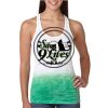  Next Level Ombre Burnout Racerback Tank Thumbnail