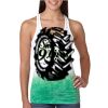  Next Level Ombre Burnout Racerback Tank Thumbnail