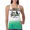  Next Level Ombre Burnout Racerback Tank Thumbnail
